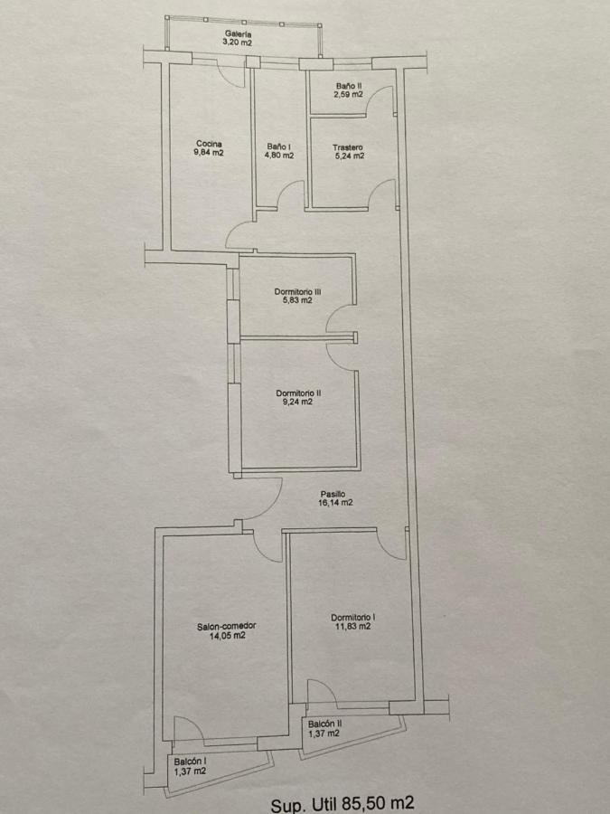 Apartamento Escalinata Triacastela Santiago de Compostela Luaran gambar